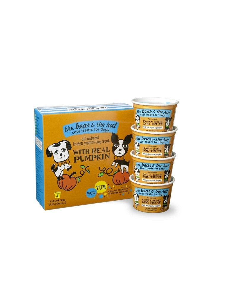 The Bear & The Rat Cool Treats For Dogs Pumpkin & Cinnamon Frozen Yogurt The Bear & The Rat Cool Treats For Dogs Pumpkin & Cinnamon Frozen Yogurt